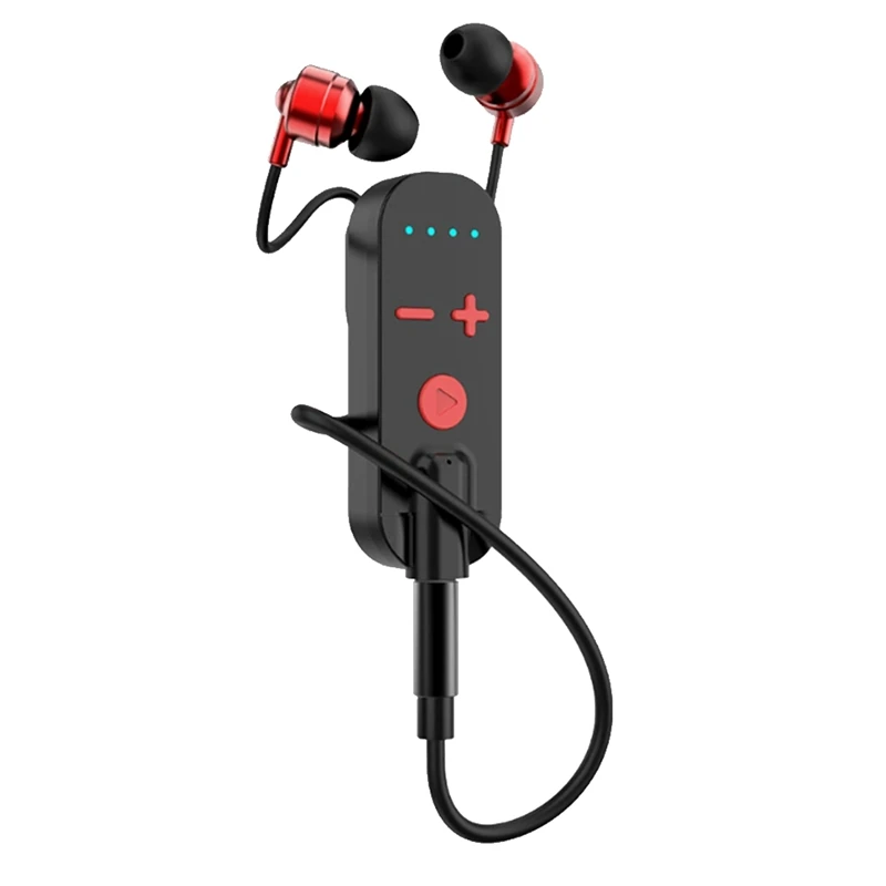 

Bluetooth Earphone Wireless Audio Receiver Adapter ANC+ENC Noice Cancelling Gaming/Music/Calling Hifi Stereo AUX Mic