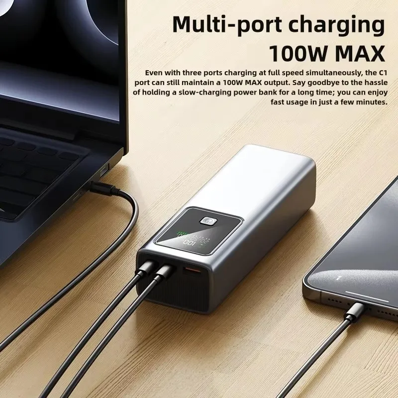 المحمولة يطير شحن سريع للغاية 100 واط 20000 مللي أمبير Powerbank بطارية خارجية كمبيوتر محمول السفر متعددة الوظائف بطارية احتياطية مساعدة