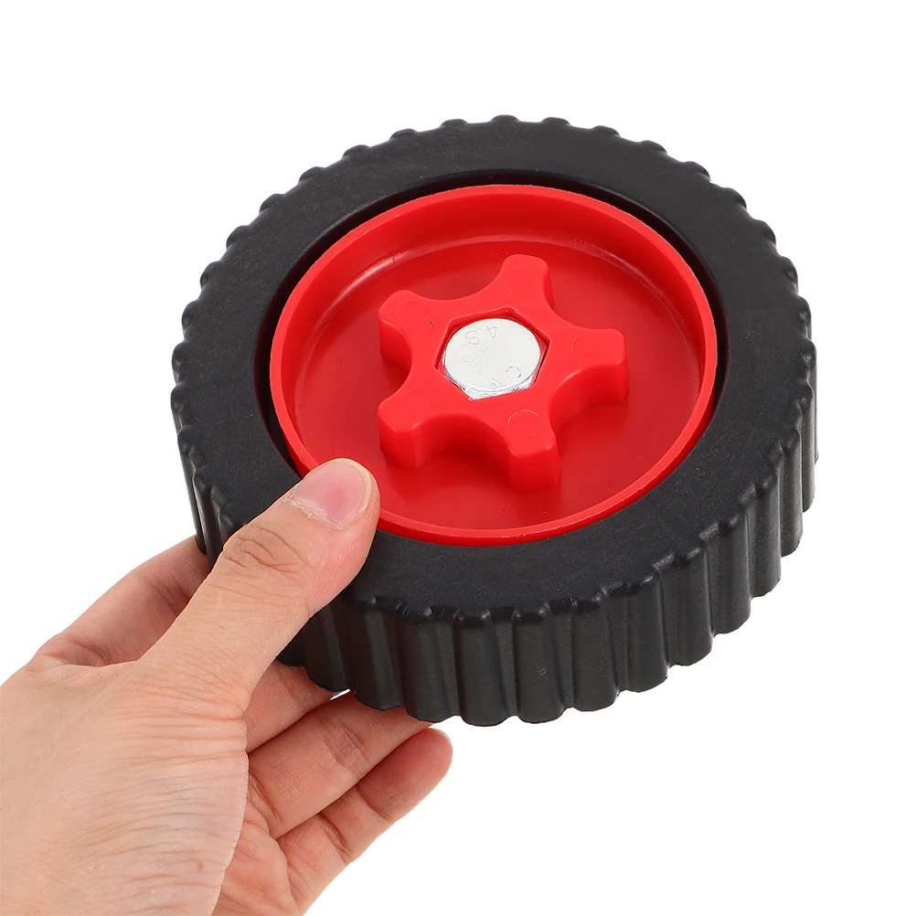 

4pcs Auxiliary Support Wheel for Lawnmower Durable Material High Load Capacity Push Mower Wheels Garden Tool Accessories Lawn