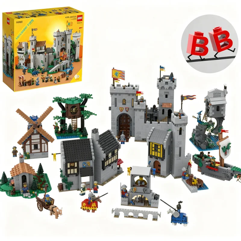 

4250pcs MOC Complete World Castle Model Building Blocks Architecture Toy Christmas Gifts Brick Kids Education DIY Creative Idea