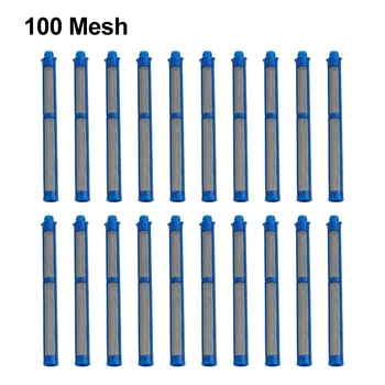 20pcs Airless Paint Sprayer Filter 60/100/150mesh Airless Paint Sprayer Filter 11x110mm Filter Element Power Tool Accessories