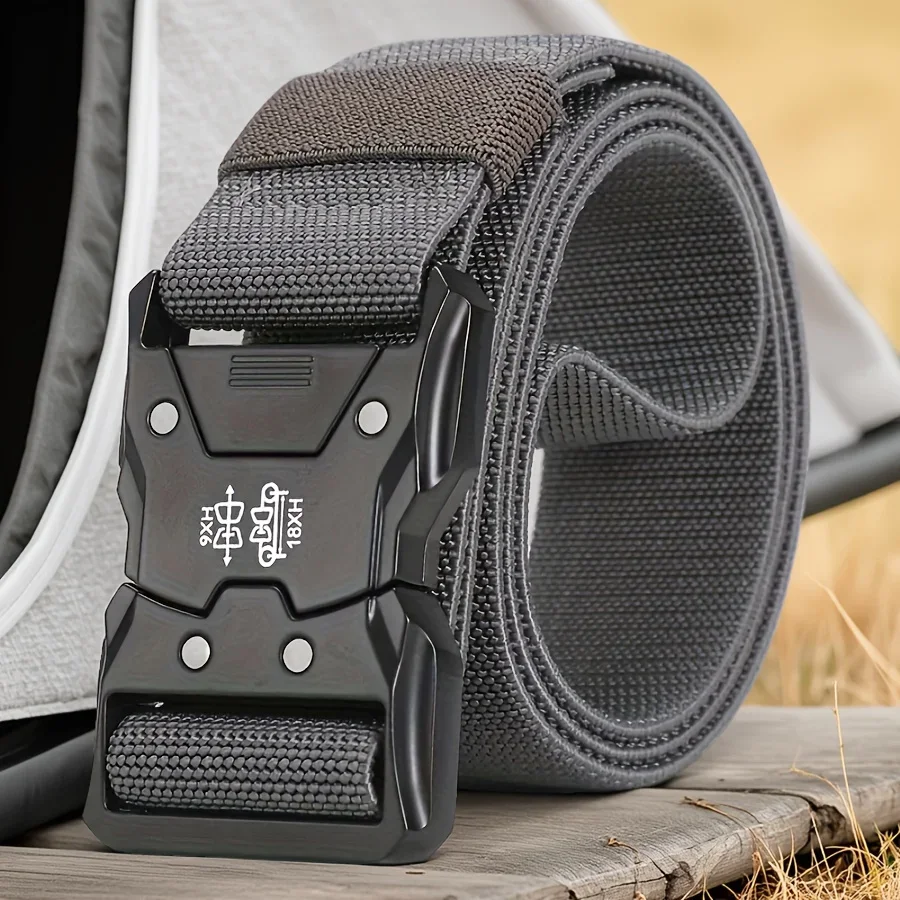 2026 New Classic Design Fashion Matching Essentials Tactical Quick Release Snap Snap Elastic Leisure Outdoor Training Belt