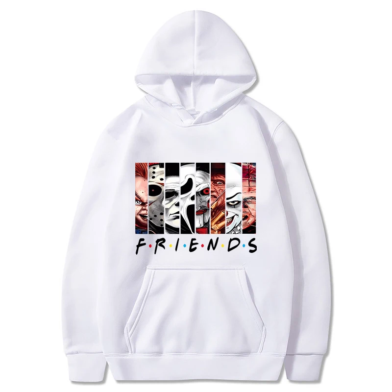 

Men's and Women's Friends Printed Spring and Autumn Hoodies, Fashionable Cool Pullovers Harajuku Casual Street Sweatshirts