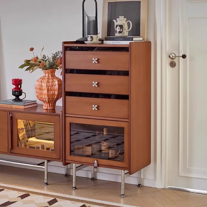 

Cabinets for living room Storage locker 60x40x122cm mid century modern small cabinet luxury gabinete almacenamiento furniture