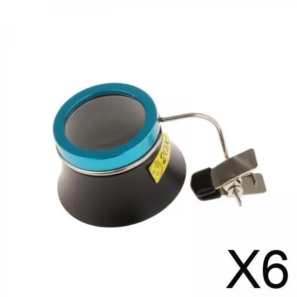 

6x Watch Repair Magnifier Jewelry Magnifying Glasses Magnification Portable Lightweight Loupe Glasses for Jewelers Mechanics