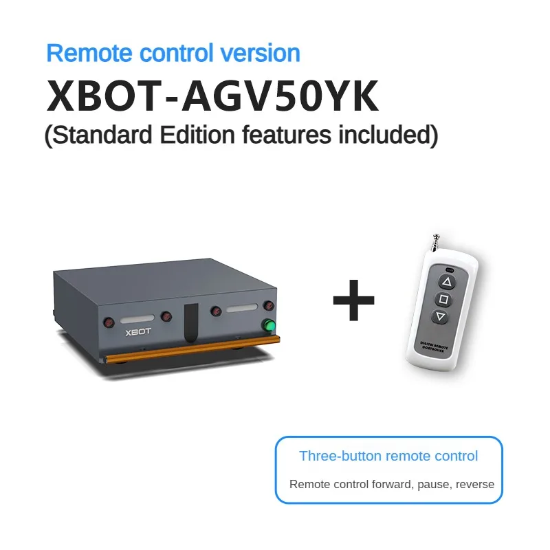 

【HOT】XBOT-AGV50KG Remote Control Master Multi-Scene for Pharma/Machinery/EV Logistics Plastic Material
