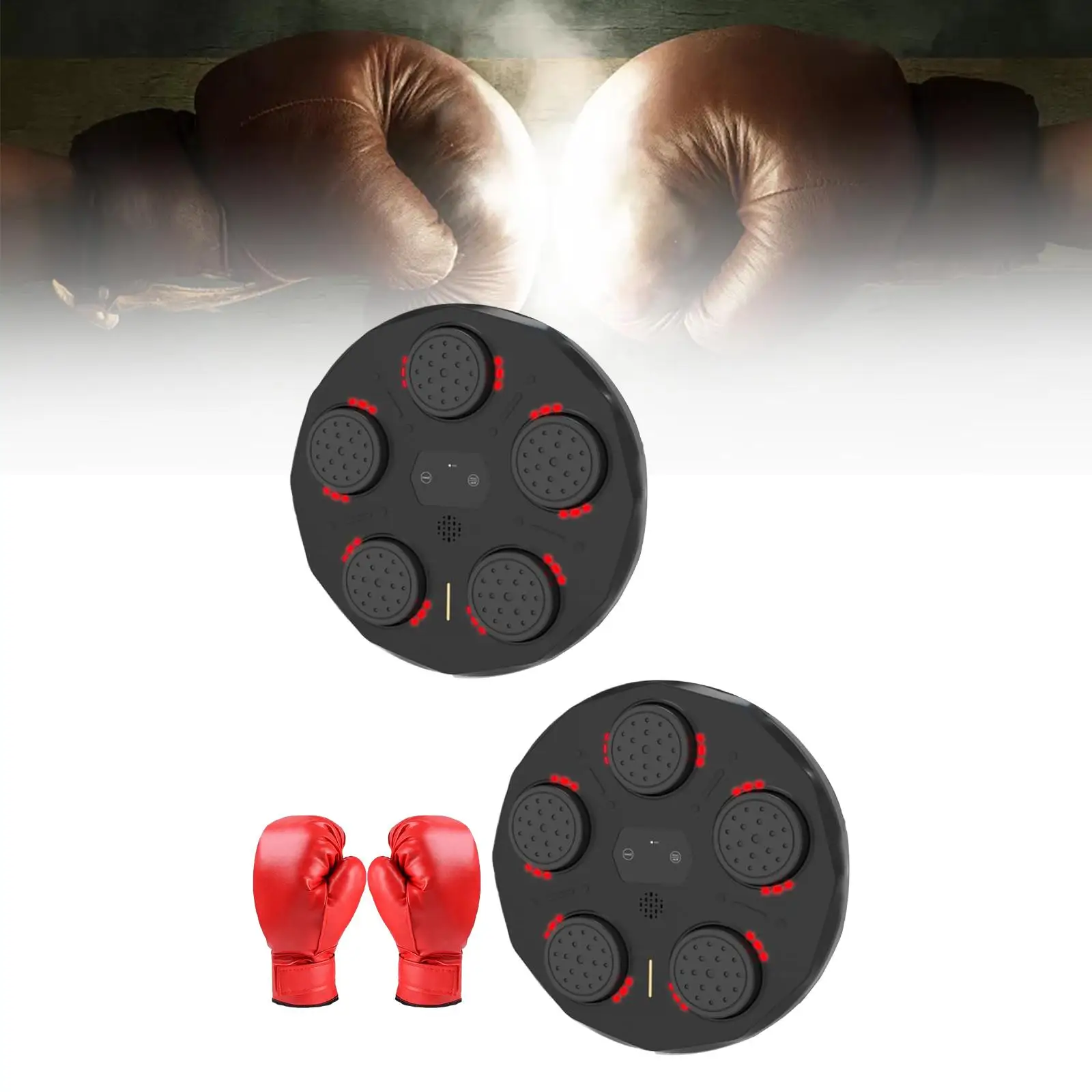 Kids Boxing Machine Boxing Wall Mounted RGB Lights Household Electronic Boxing