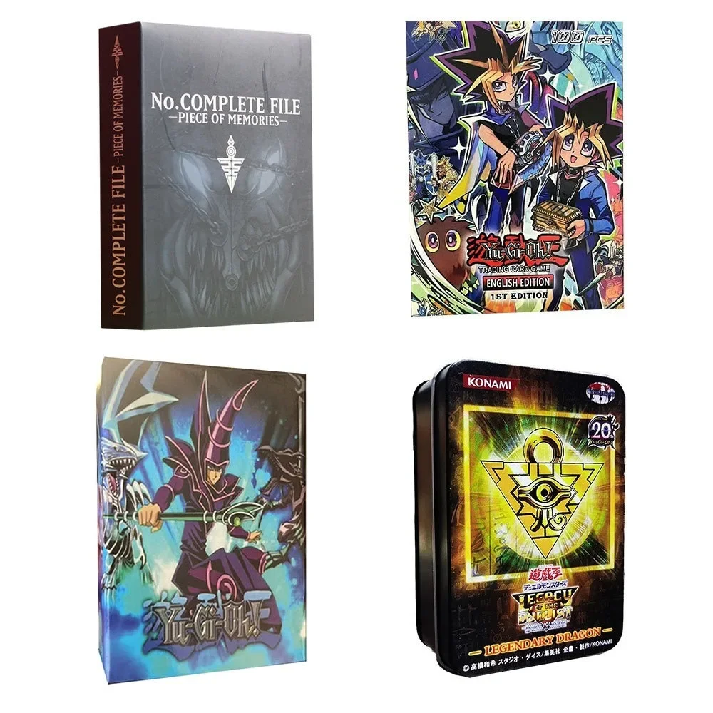 Englische Version DIY Yu-Gi-Oh! Black Magician Girl Blue-Eyes White Dragon Anime Peripheriespiel-Sammelkarte, Weihnachtsgeschenk