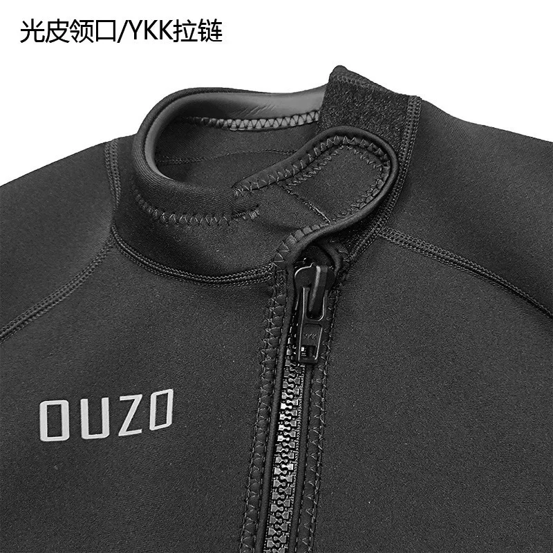 OUZO One Piece Diving Suit 3mm Men's Thickened Thermal and Cold Resistant  for snorkeling neoprene  buceo  surf  wetsuits