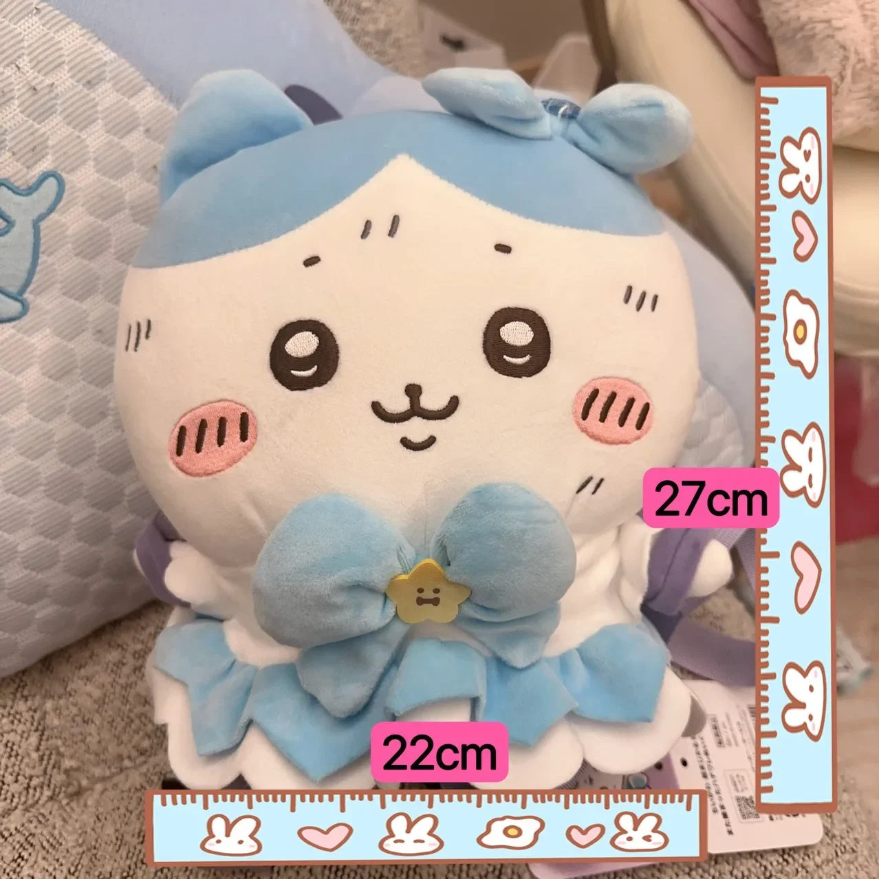 New 28cm Chiikawa Magic Girl Hachiware Schoolbag Student Children Plush Toy Backpack Toy Doll Pillow Ornament Decoration Gift