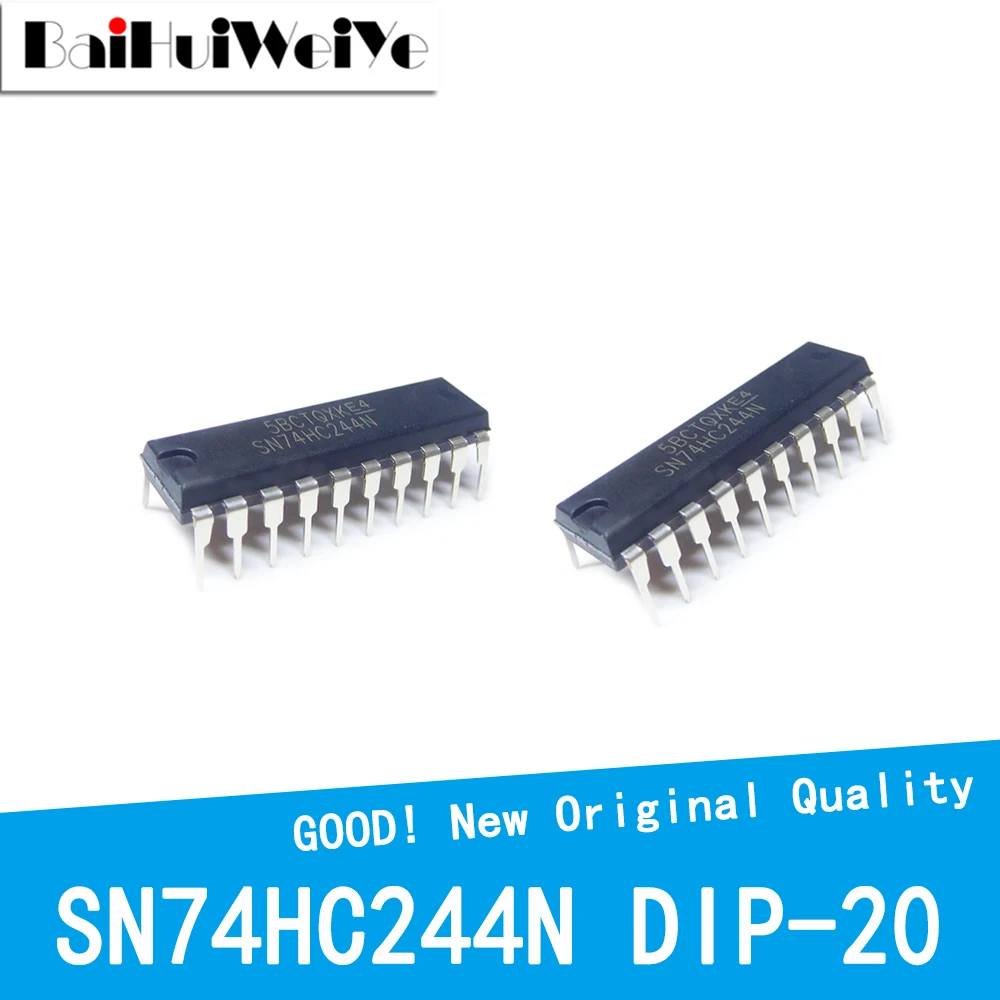 10PCS/LOT SN74HC244N 74HC244N HD74HC244N 74HC244 DIP-20 Quad Operational Amplifier New Good Quality Chipset