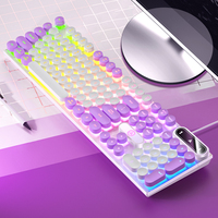 USB Wired Office Keyboard USB, Quiet Typing, Ergonomic Design for Home/Business/Desktop Computer, Compatible with PC/Laptop