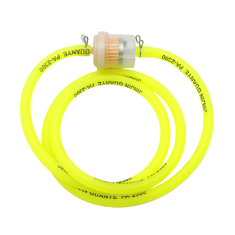 New 1M Fuel Gas Petrol Line Hose 5mm I/D 8mm O/D With Filter Clip For Radiator Auto Motorcycle Engine Accessories