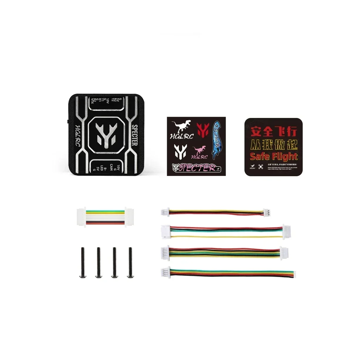 HGLRC SPECTER F722 Mini Flight Controller MPU6000 OSD BARO 16MB DUAL BEC 20X20mm 2-6S for FPV Freestyle Drones