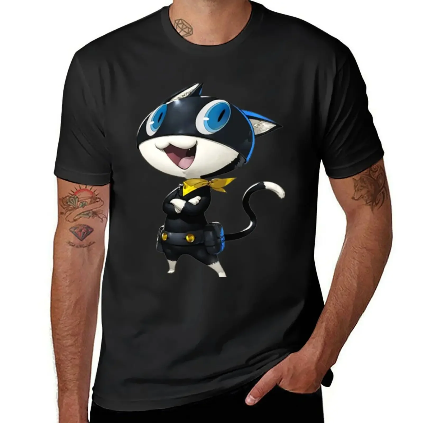 

customs design your own vintage shirts graphic tees mens clothes new in tops& tees shirt homme persona T-Shirt homme cartoon