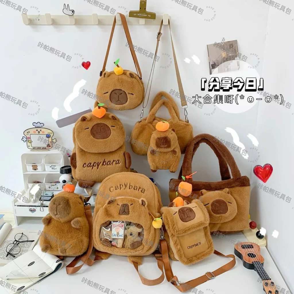 

Новый плюшевый рюкзак с дельфином, милая и универсальная плюшевая сумка, женский студенческий рюкзак с героями мультфильмов