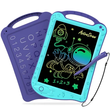 Astrodraw Drawing Pad Colorful LCD Writing Tablet Doodle Board Presentation Supplies Fluorescent Boards Office School Supplies