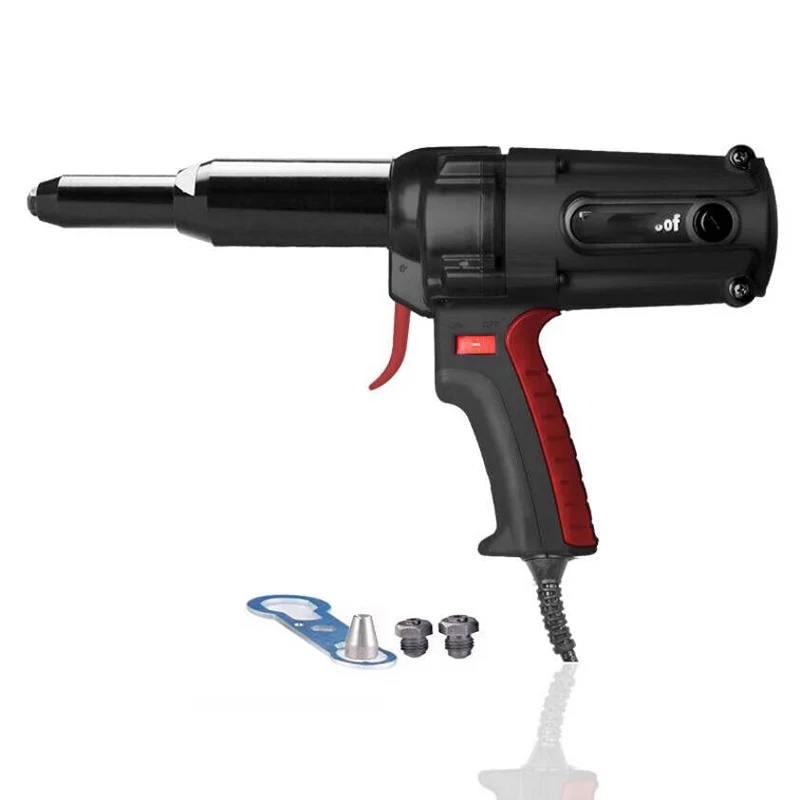 Pistola remachadora eléctrica de mano TAC-700, herramienta remachadora eléctrica mejorada de 220V/600W, pistola de remache ciego de 6,4mm