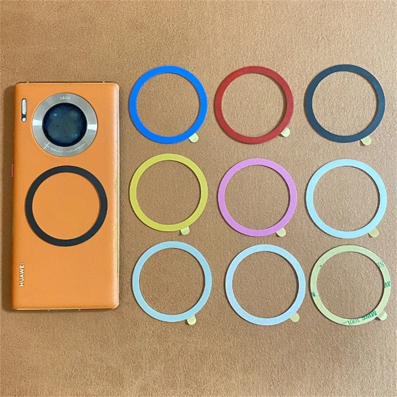 

50 шт. металлическое кольцо-наклейка для Magsafe, магнит, беспроводная зарядка для телефона iphone/Samsung/XiaoMi, магнитная автомобильная монтажная пластина