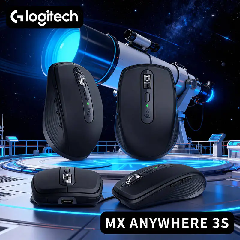 

Original Logitech MX Anywhere 3S in Graphite, Silent Magnetic Clicks, Fast & Quiet MagSpeed Scroll