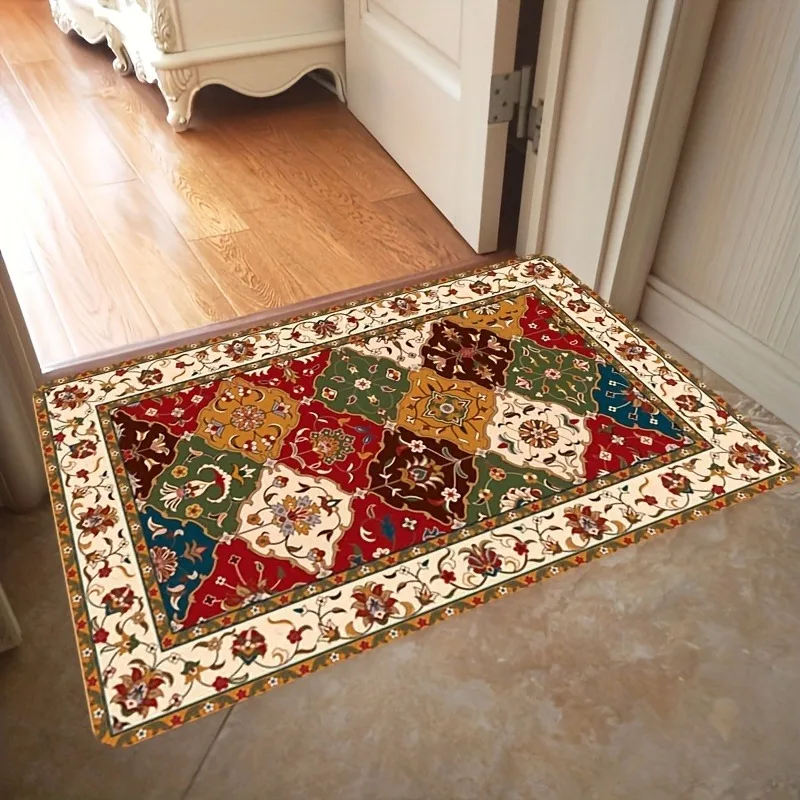 

Moroccan Ethnic Decorative Bathroom Mats Small Rugs Soft Kitchen Mats Home Living Room Carpets Entrance Door Mats