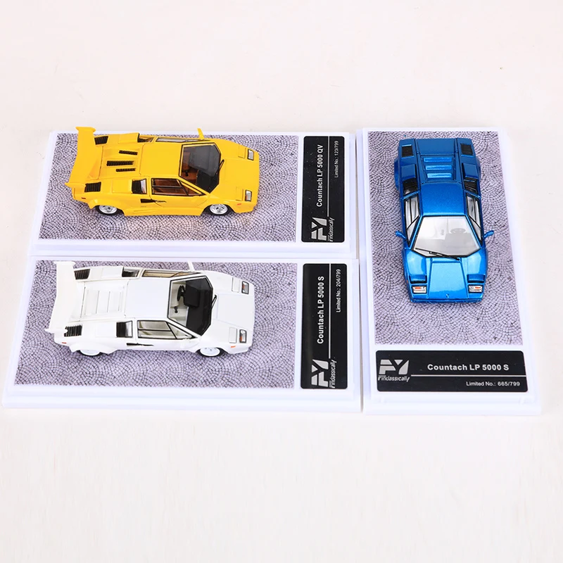 Finclassicamente 1:64 Countach LP5000S modelo de carro em liga