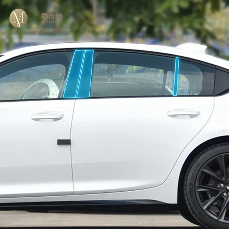 

Защитная прозрачная пленка PPF из ТПУ для кузова Cadillac CT5 2024-2025, антицарапийная, для оконных стоек, тюнинг