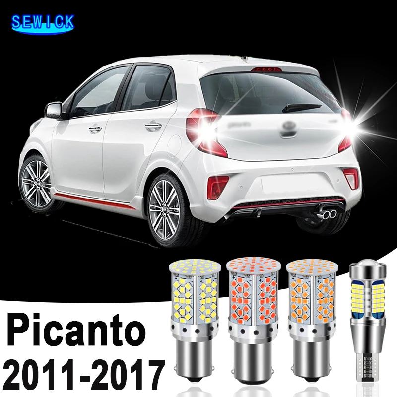 Reverse Light 2pcs LED Backup Bulb Accessories For Kia Picanto 2011-2017 2012 2013 2014 2015 2016