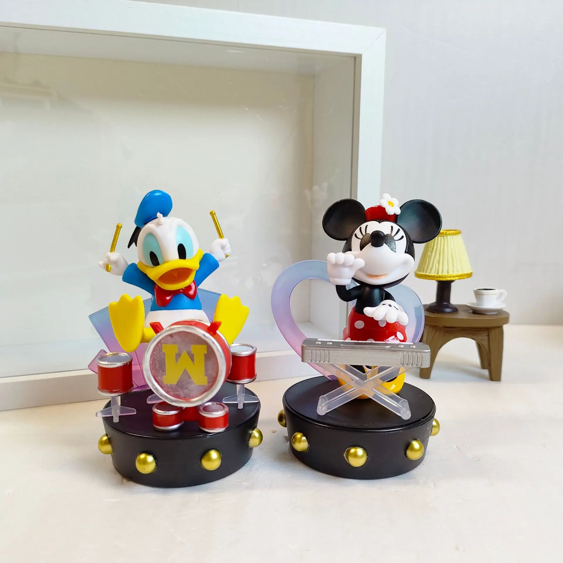 Disney Mickey Family Superstar Band Series Trendy Toys Doll Ornaments Toys Donald Duck Figure Model