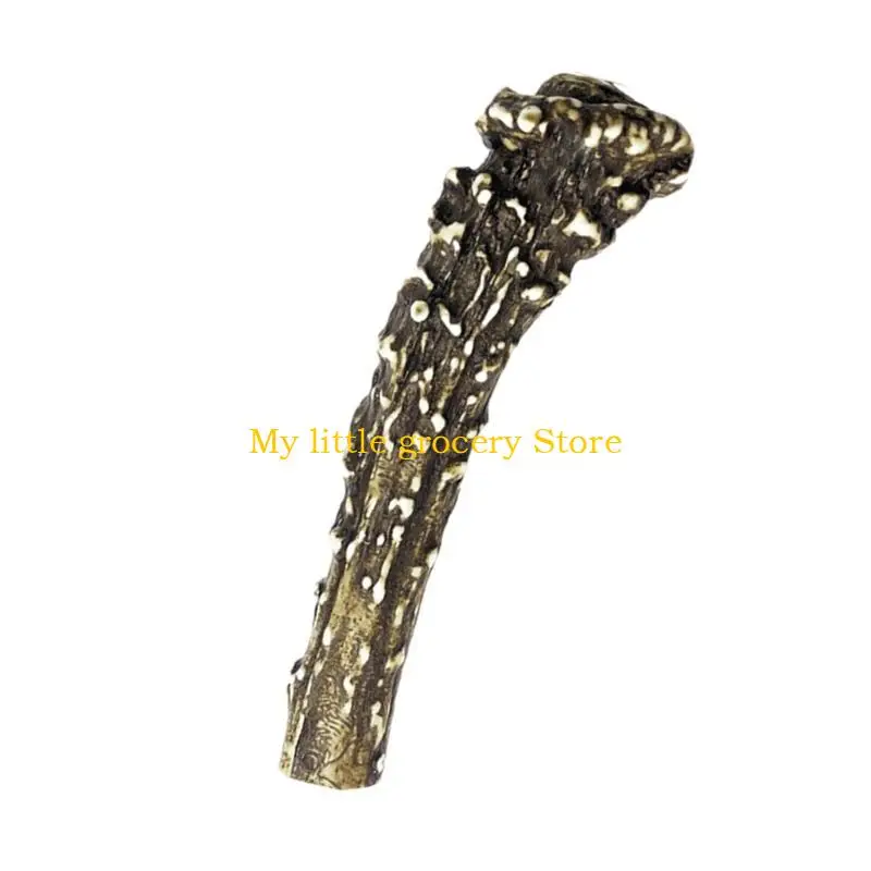 D5BD Handcrafted Look Resin Sambar Stag Antler Cutter Handle for Camping