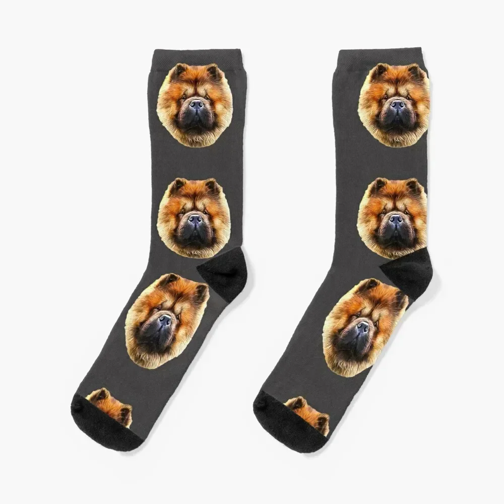 

Носки Chow Chow, футбольные противоскользящие роскошные нескользящие роскошные женские носки на заказ, мужские