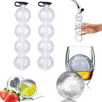 Whiskey Circular Ice Cube Mold Cooler Whisky Cocktail Wine Drink Bar Wine Cooler Reusable Ice Cube Maker Bar Party tools