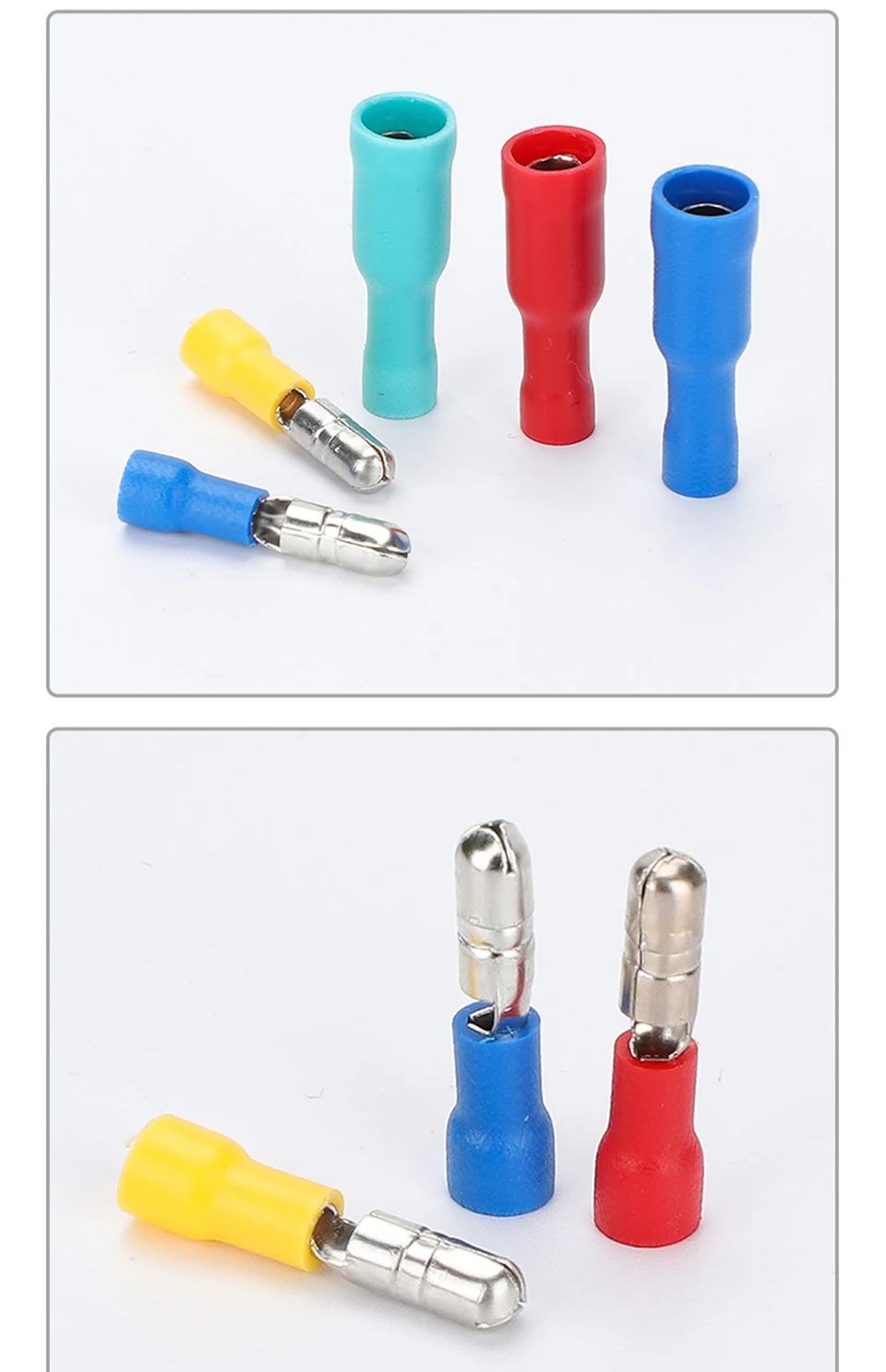 Kugelförmige Anschlussklemmen MPD FRD Elektrische Kabelverbinder Männlich Weiblich Schnellverbinder PVC-Isolierte Crimpklemmen Kabelstecker – Detail 9