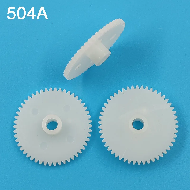 504A 0.5M 26MM Pinion Modulus 0.5 50 Tooth 4MM Hole Plastic Gear Disc Toy Accessories 50T