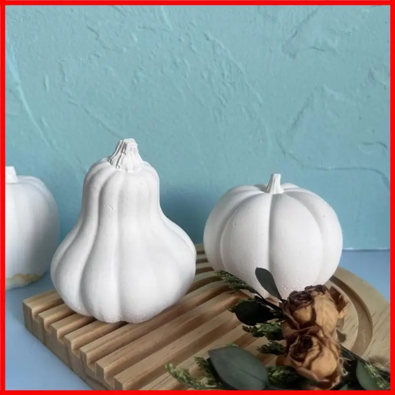 3XUA Reusable Silicone Mold for Crafting Beautiful Pumpkin Aromatherapies Mold Handmade Desktop Decoration Mold
