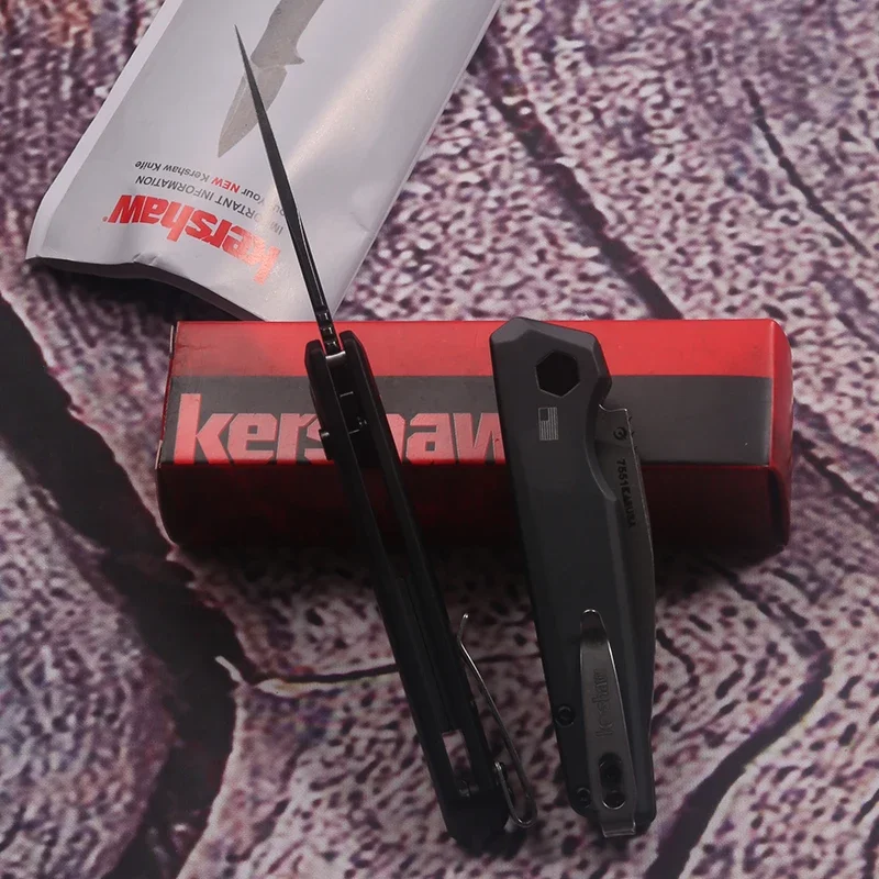 Lancio 18 Coltello Auto Grigio Alluminio / Stonewash CPM-154 - 7551