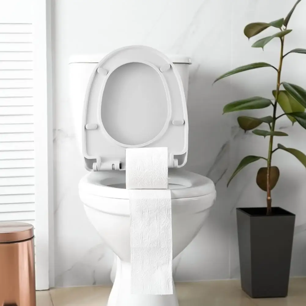 Intelligent Flushing  Cover Seat Non-electrical  Cover Toilet Lid Sturdy Anti-Shift Design Quick Release Secure Fit Toilet Lid