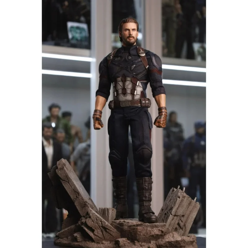 HT HotToys 1/6 mms480/481 duplex 3 Captain America 6.0 Action Figure Model Toy