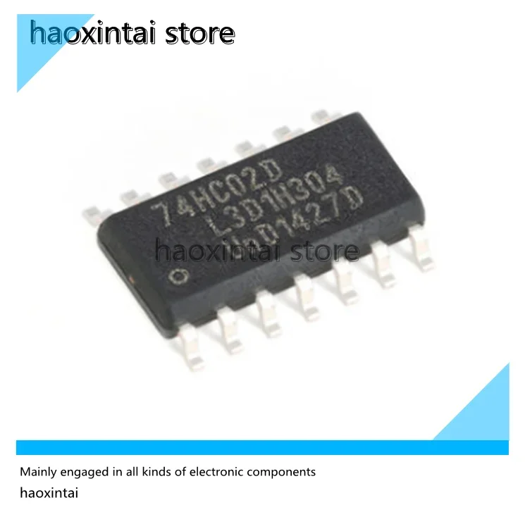 

10 шт. 74HC02D, 653 Оригинальный подлинный 74HC02D, 653 SOIC-14 четырехходовой 2 входа логический чип NOR SMD