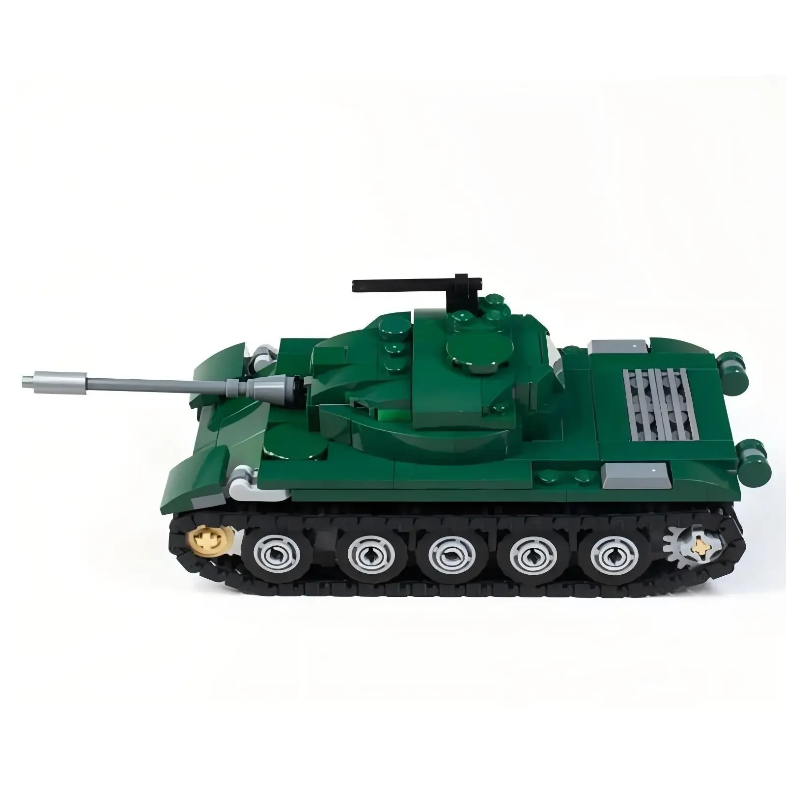 MOC Militär-Kriegs-62-Leichtpanzer-Baustein-Set, Kettenfahrzeug-Modell, DIY-Kinder-Puzzle-Montage-Spielzeug, Geburtstagsgeschenk für Jungen – Detail 3