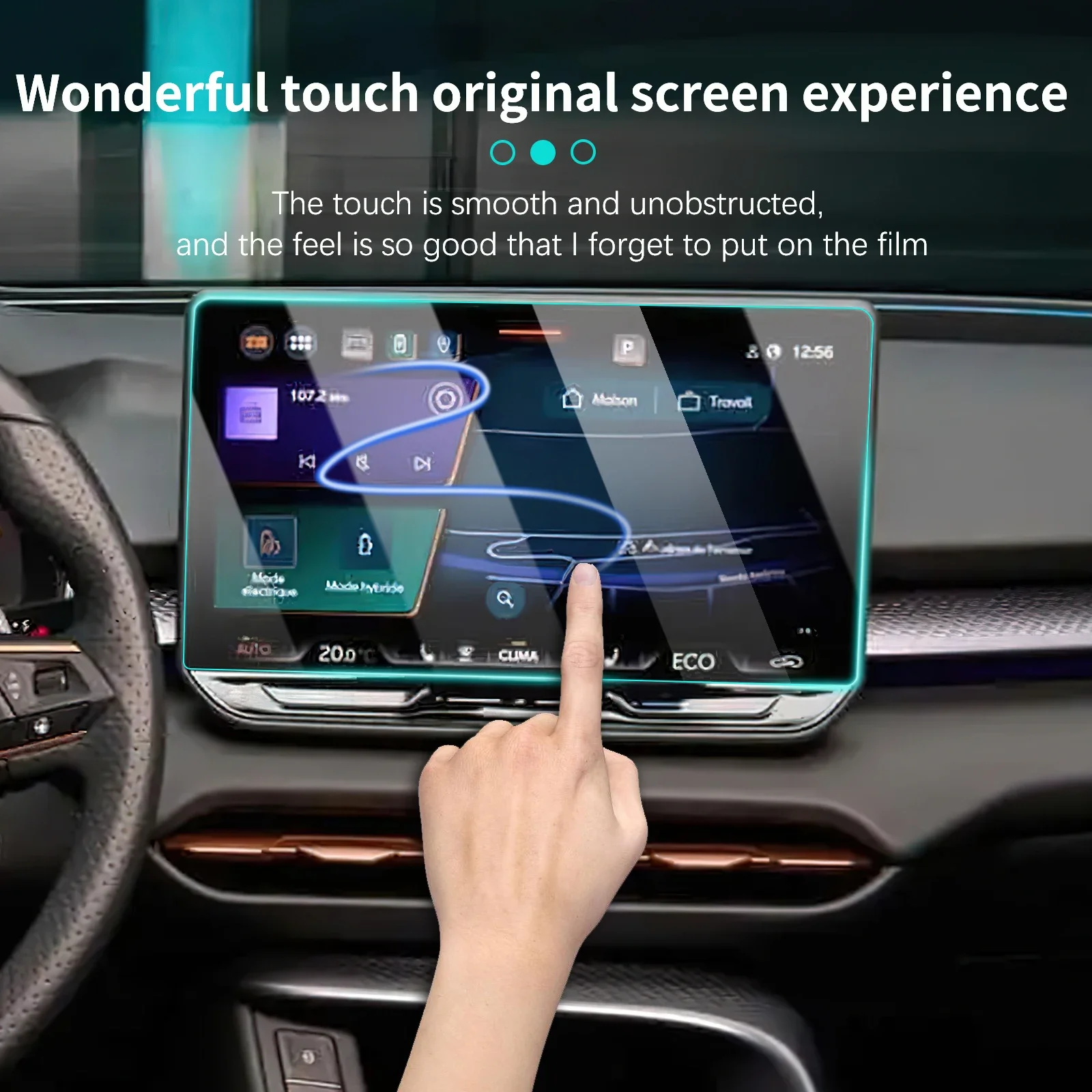 For Cupra Formentor/Cupra Leon MK4/Cupra Born/Seat Leon ST/Cupra Terramar 2025 2026 GPS Navigation Screen Film Tempered Glass