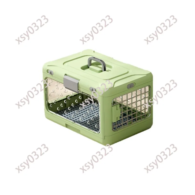 Foldable Pet Transport Box for Cats Breathable Outdoor Travel Cage Comfortable Durable Crates for Small Animals Daily Use