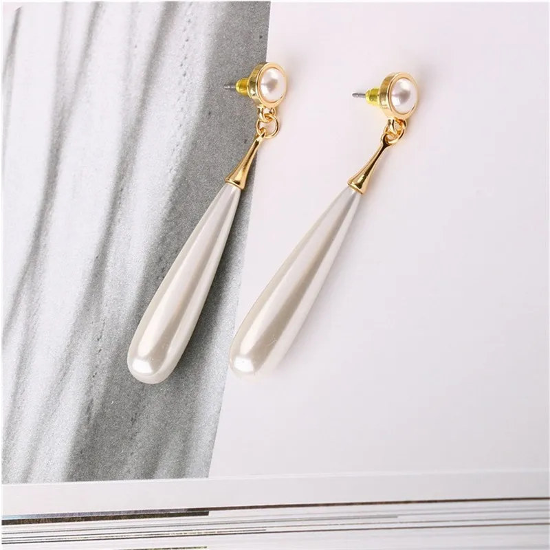 Game Accessories Tifa Lockhart Earrings Women Girl Cosplay Drop Earring Imitation Pearl Ear Clip Jewelry Ear Studs Gift