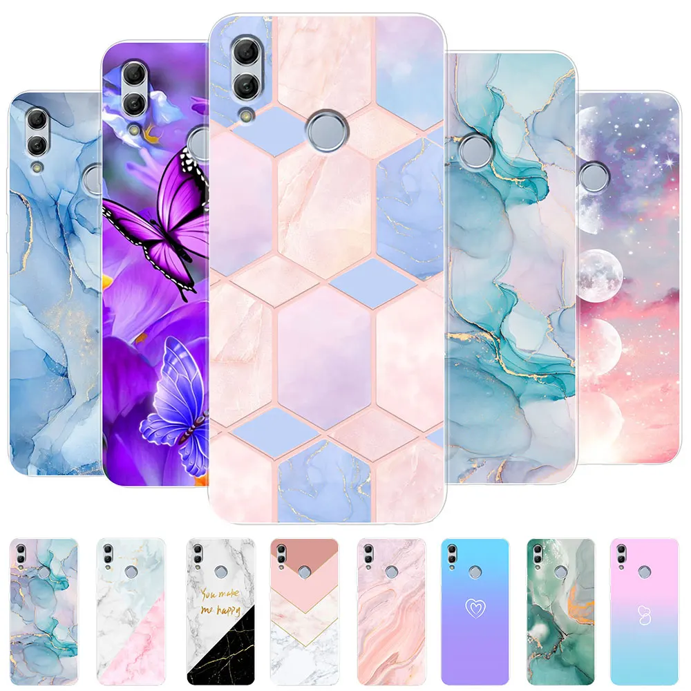 Чехол для Huawei Honor 10 Lite 10X Lite, Силиконовый ТПУ Модный мягкий чехол для телефона с рисунком для Honor 10, чехол-бампер для Honor 10i, чехлы