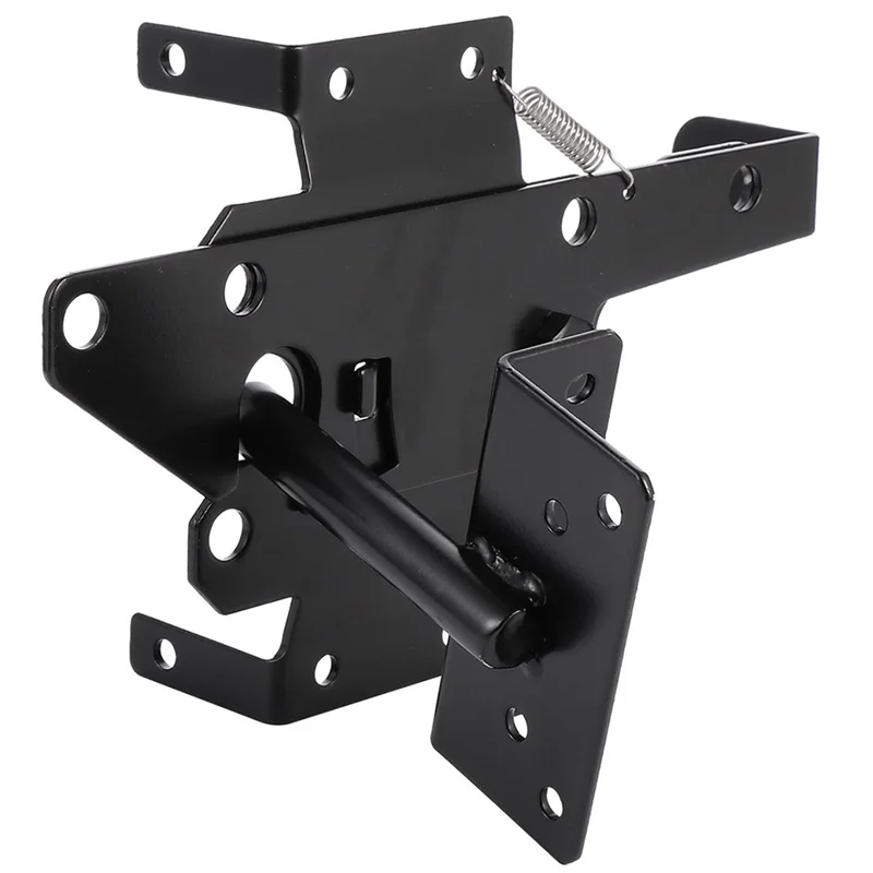 

【USB-C Cable】Quick Pin Door Bolt Automatic Latch Gate Lock Post Mount Self-Locking Bolts Accessories Included