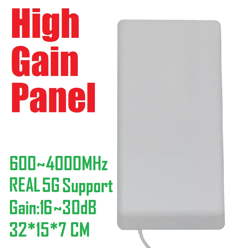 1-High Gain Indoor Interior Directional Panel Sector Antenna 700 2700 3500 MHZ 2G 3G 4G 5G WIFI for Router CPE Amplifier Booster