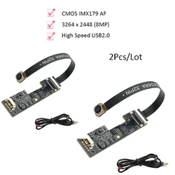 4K 3264 x 2448 8MP HD CMOS IMX179 AF 75° High Speed USB2.0 Camera Module 15FPS For Product Vision