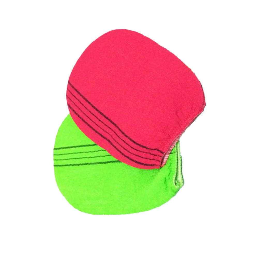 

2 шт. отшелушивающие перчатки, купальные перчатки с сильным обеззараживанием, нежные на коже, подходят для всех рук, скраб для душа с насыщенной пеной