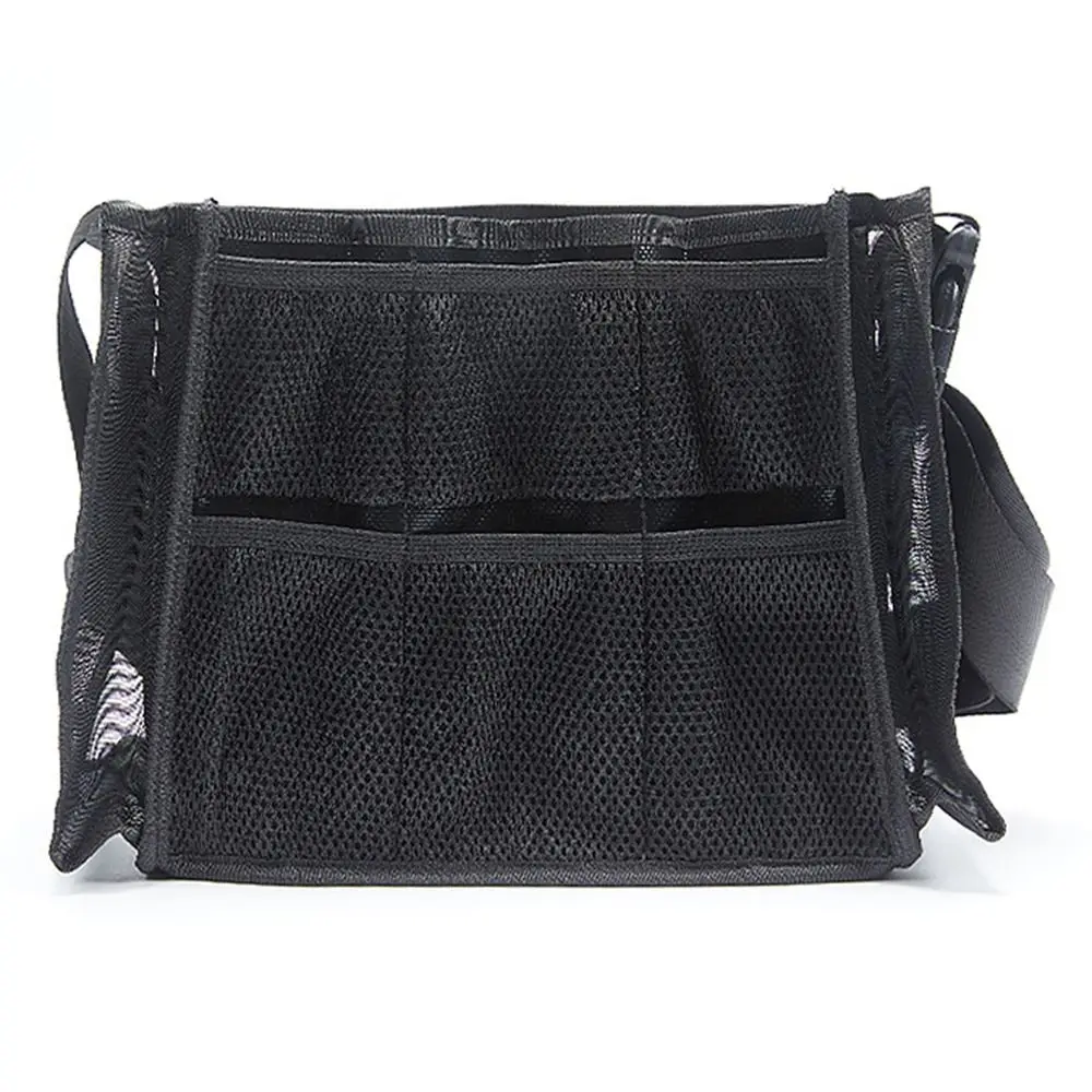 

Large Capacity Cosmetic Brush Storage Bag Black Color Multi-function Women Artist Bags Casual Wear-resistant Portable Barber Bag