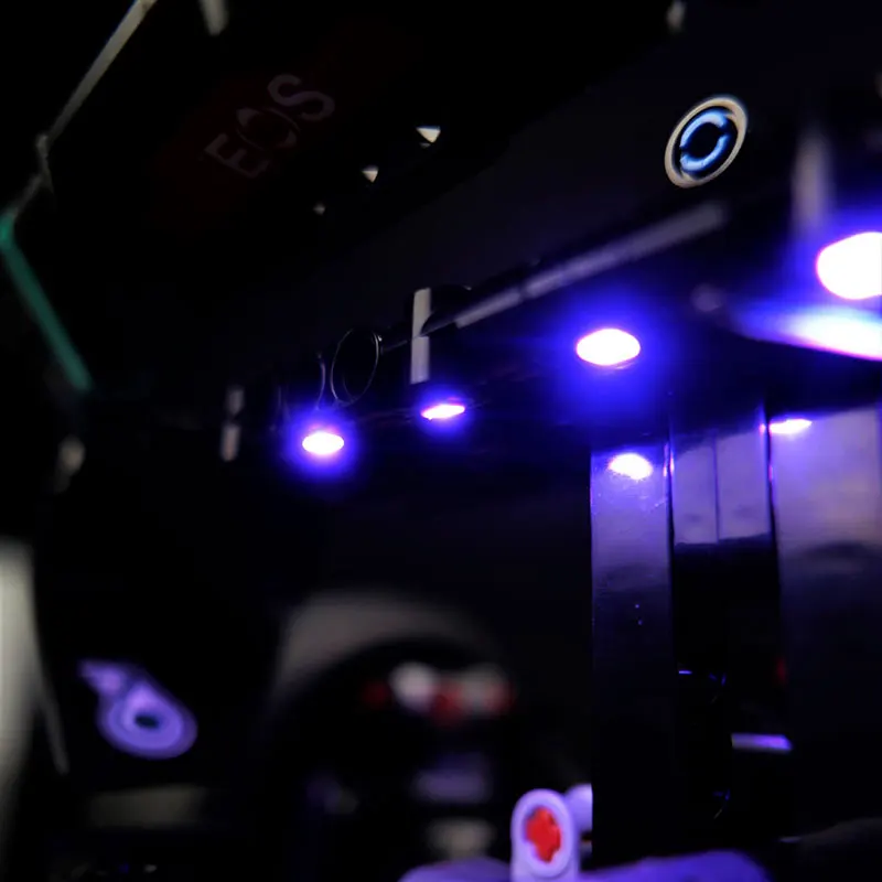 Kit de luz led para lego 42171 técnico f1 w14 e lâmpada de carro de corrida presente diy (não inclui blocos de construção kits de tijolos conjuntos modelo)